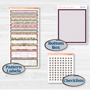 Autumn Reading Kit | 7x9 Compact Vertical Planner Kit Stickers | Reading Season | KIT-409-H