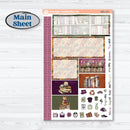 Autumn Reading Kit | Plum Vertical Priorities 7x9 Planner Kit Stickers | Reading Season | KIT-409-J