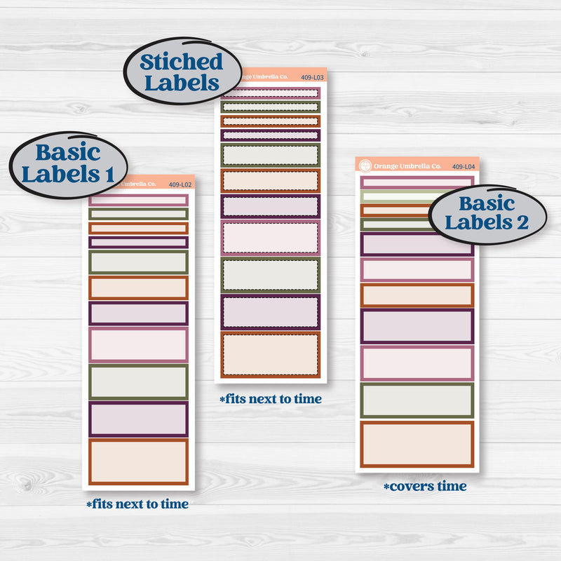 Autumn Reading Kit | A5 Daily Duo Planner Kit Stickers | Reading Season | KIT-409-L