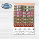 Autumn Reading Kit | A5 Daily Duo Planner Kit Stickers | Reading Season | KIT-409-L
