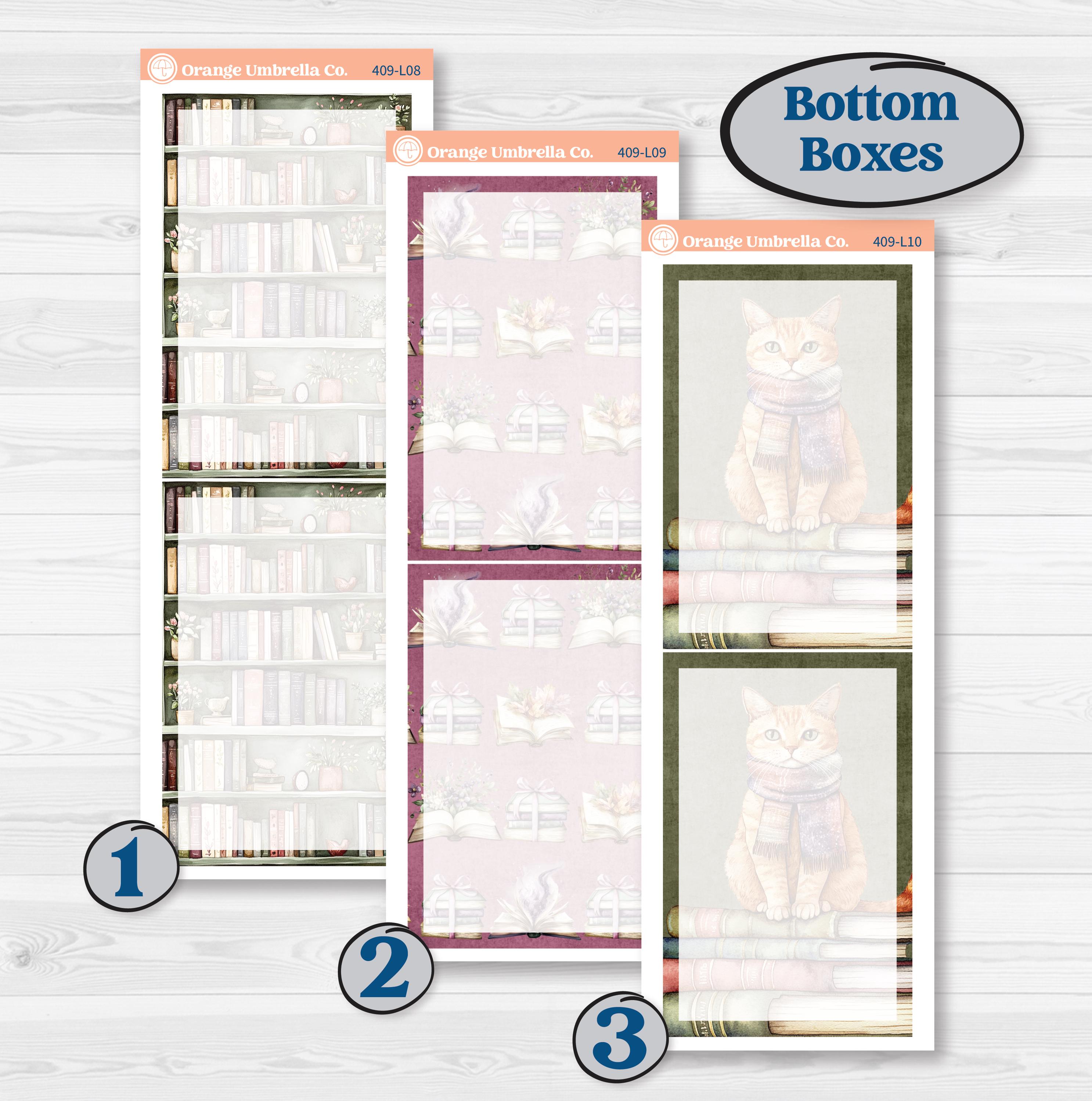 Autumn Reading Kit | A5 Daily Duo Planner Kit Stickers | Reading Season | KIT-409-L