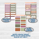 Autumn Reading Kit | A5 Daily Duo Planner Kit Stickers | Reading Season | KIT-409-L