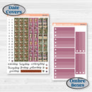 Autumn Reading Kit | A5 Plum Daily Planner Kit Stickers | Reading Season | KIT-409-N