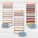 Autumn Reading Kit | 7x9 Plum Daily Planner Kit Stickers | Reading Season | KIT-409-P