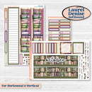 Autumn Reading Kit | Laurel Denise Softbound Monthly Planner Sticker Kit | Vertical & Horizontal | Reading Season | KIT-409-QA