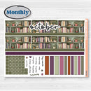 Autumn Reading Kit | Laurel Denise Portrait Planner Kit Stickers | Reading Season | KIT-409-R