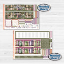 Autumn Reading Kit | A5 Erin Condren Monthly & Dashboard Sticker Kit | 2024-2025 Planners | Reading Season | KIT-409-V