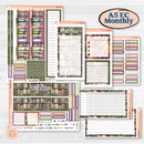 Autumn Reading Kit | A5 Erin Condren Monthly & Dashboard Sticker Kit | 2024-2025 Planners | Reading Season | KIT-409-V
