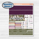 Autumn Reading Kit | Hobonichi Cousin Monthly Planner Kit Stickers | Reading Season | KIT-409-Y
