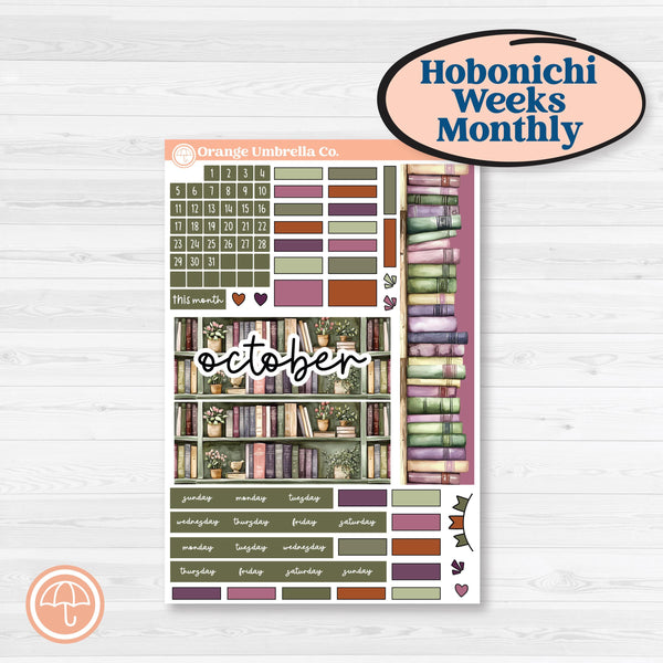 Autumn Reading Kit | Hobonichi Weeks Monthly Planner Kit Stickers | Reading Season | KIT-409-Z