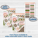 Autumn Floral Kit | Journaling Kit Planner Stickers | Pumpkin Petals | KIT-410-D