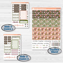 Autumn Floral Kit | Hobonichi Cousin Weekly & Daily Planner Kit Stickers | Pumpkin Petals | KIT-410-E