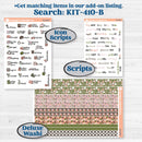 Autumn Floral Kit | Hobonichi Cousin Weekly & Daily Planner Kit Stickers | Pumpkin Petals | KIT-410-E