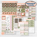 Autumn Floral Kit | Hobonichi Cousin Weekly & Daily Planner Kit Stickers | Pumpkin Petals | KIT-410-E