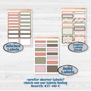 Autumn Floral Kit | A5 Compact Vertical Planner Kit Stickers for Erin Condren | Pumpkin Petals | KIT-410-G