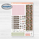 Autumn Floral Kit | 7x9 Compact Vertical Planner Kit Stickers | Pumpkin Petals | KIT-410-H