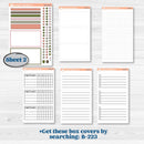 Autumn Floral Kit | Erin Condren Weekly Dashboard Planner Kit Stickers | Pumpkin Petals | KIT-410-HA