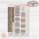 Autumn Floral Kit | Freestyle Kit Any Planner Kit Stickers | Pumpkin Petals | KIT-410-K