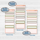 Autumn Floral Kit | 7x9 Erin Condren Daily Duo Planner Kit Stickers | Pumpkin Petals | KIT-410-M