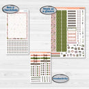 Autumn Floral Kit | 7x9 Erin Condren Daily Duo Planner Kit Stickers | Pumpkin Petals | KIT-410-M
