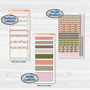 Autumn Floral Kit | 7x9 Erin Condren Daily Duo Planner Kit Stickers | Pumpkin Petals | KIT-410-M