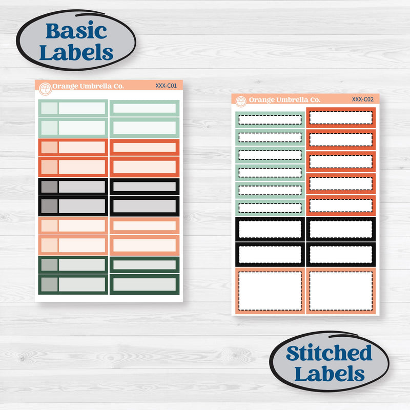 Spooky Halloween Kit | Weekly Add-On Labels Planner Kit Stickers | Witch’s Brew | KIT-411-C