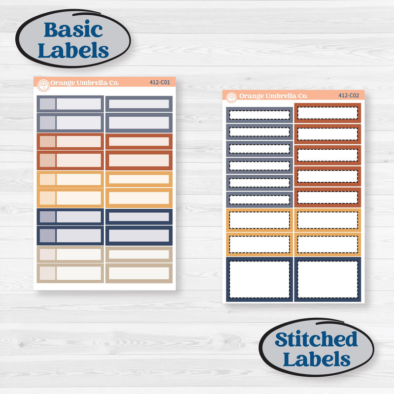 Chicken Planner Kit | Weekly Add-On Labels Planner Kit Stickers | What the Flock | KIT-412-C