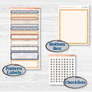 Chicken Planner Kit | 7x9 Compact Vertical Planner Kit Stickers | What the Flock | KIT-412-H