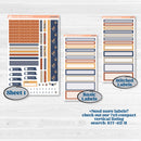 Chicken Planner Kit | Erin Condren Weekly Dashboard Planner Kit Stickers | What the Flock | KIT-412-HA