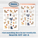 Chicken Planner Kit | Freestyle Kit Any Planner Kit Stickers | What the Flock | KIT-412-K
