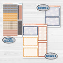 Chicken Planner Kit | 7x9 Plum Daily Planner Kit Stickers | What the Flock | KIT-412-P