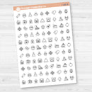Christmas Icon Stickers | Holiday Planner Icons for Journals & Planners | I-180