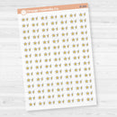 Star Rating Stickers | Reading and Hobby Trackers for Journals & Planners | Clear Matte | B-284-287-CM