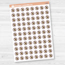 No Drinking Stickers | No Alcohol Day Beer Icons | Health & Wellness Planner Stickers | I-181