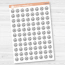 No Drinking Stickers | No Alcohol Day Wine Icons | Health & Wellness Planner Stickers | I-182