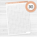Number Dot Stickers 1–365 | Planner Stickers | Countdown & Tracking Dots | B-241-B