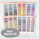 Flag Date Covers | Planner Stickers for Weekly Planning | F18 | B-811
