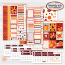 Thanksgiving Autumn Kit | Weekly Sticker Kit for Vertical Planners like Erin Condren | Gobble | KIT-413-A