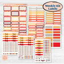 Thanksgiving Autumn Kit | Weekly Add-On Labels Planner Kit Stickers | Gobble | KIT-413-C