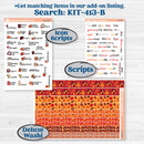 Thanksgiving Autumn Kit | Hobonichi Cousin Weekly & Daily Planner Kit Stickers | Gobble | KIT-413-E