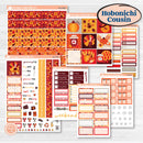 Thanksgiving Autumn Kit | Hobonichi Cousin Weekly & Daily Planner Kit Stickers | Gobble | KIT-413-E