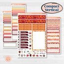 Thanksgiving Autumn Kit | A5 Compact Vertical Planner Kit Stickers for Erin Condren | Gobble | KIT-413-G