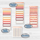 Thanksgiving Autumn Kit | A5 Compact Vertical Planner Kit Stickers for Erin Condren | Gobble | KIT-413-G