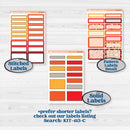 Thanksgiving Autumn Kit | A5 Plum Daily Planner Kit Stickers | Thanksgiving Autumn Kit | KIT-413-N