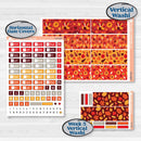 Thanksgiving Autumn Kit | Laurel Denise Standard Vertical & Horizontal Planner Kit Stickers | Gobble | KIT-413-Q