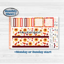 Thanksgiving Autumn Kit | Laurel Denise Softbound Monthly Planner Sticker Kit | Vertical & Horizontal | Gobble | KIT-413-QA