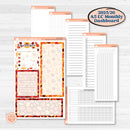 Thanksgiving Autumn Kit | A5 Erin Condren Monthly Dashboard Sticker Kit | 2025-2026 Planners | Gobble | KIT-413-VA