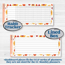 Thanksgiving Autumn Kit | 7x9 Erin Condren Life Planner Monthly & Dashboard Sticker Kit | 2024-2025 Planners | Gobble | KIT-413-W