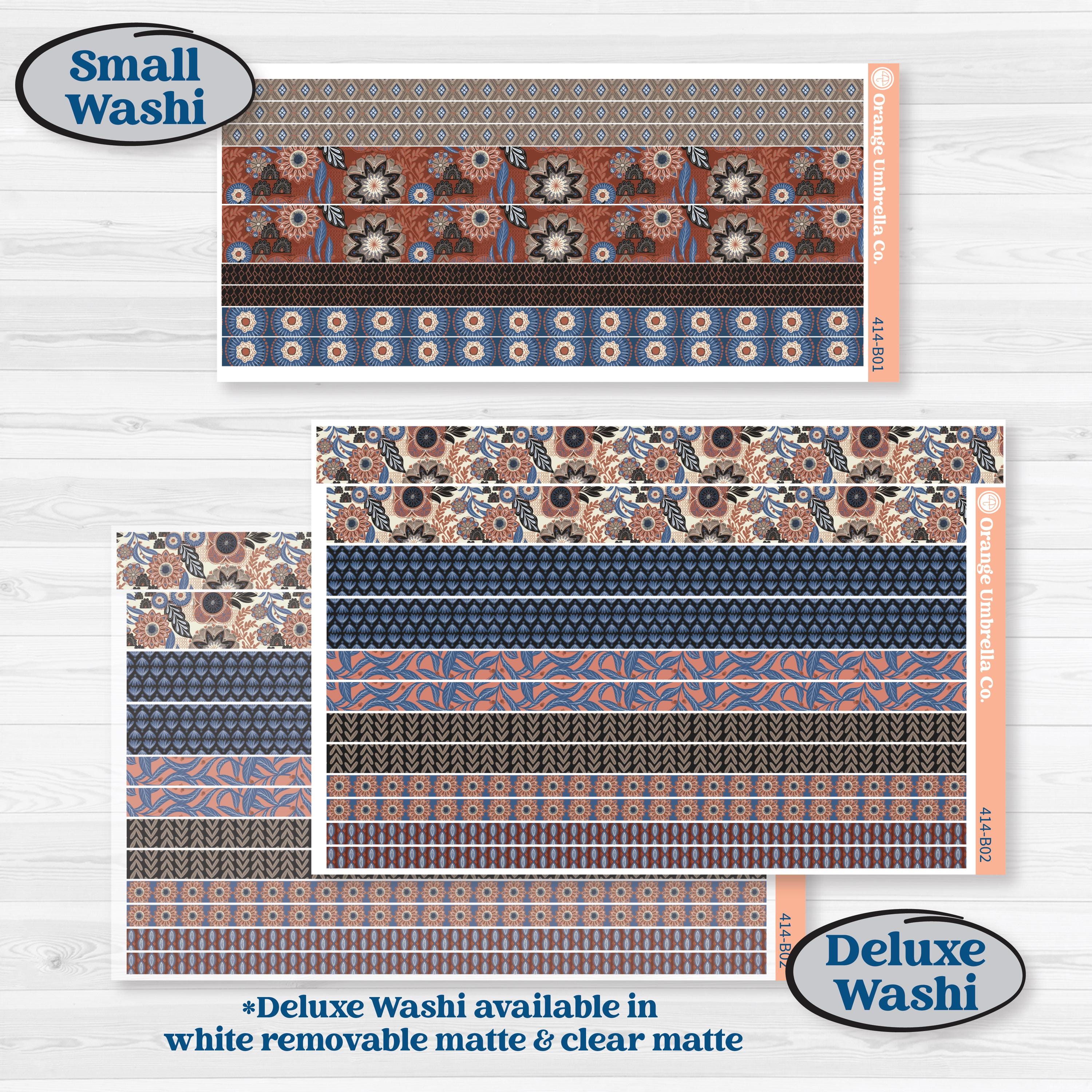 Patterned Boho Sticker Kit | Weekly Add-On Planner Kit Stickers | Katie | KIT-414-B