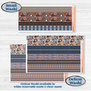 Patterned Boho Sticker Kit | Weekly Add-On Planner Kit Stickers | Katie | KIT-414-B